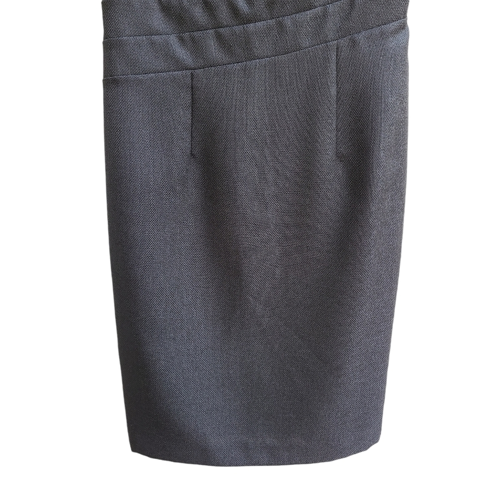 Kay Unger Little Black Dress with Ruffle Detail, Size 6 - Picture 3 of 8